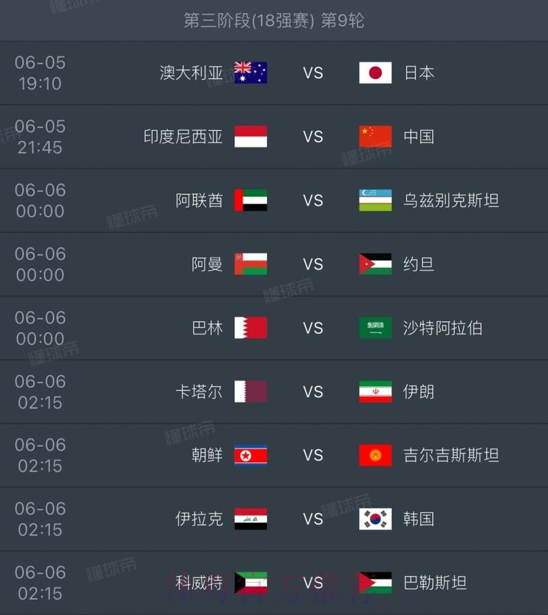 世界杯每日赛程今日 世界杯每日赛程今日